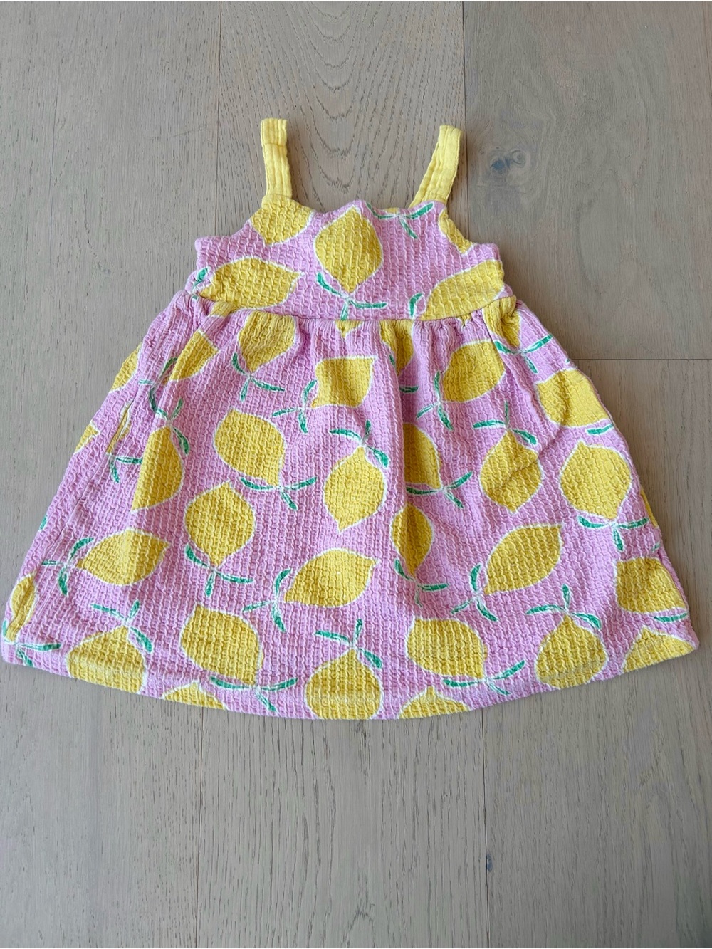 Zara 4T Lemon Pink Sundress